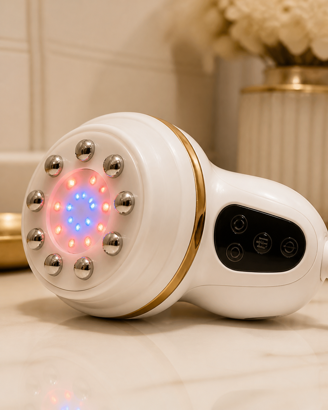 SculptFlow massage nodes and light detail