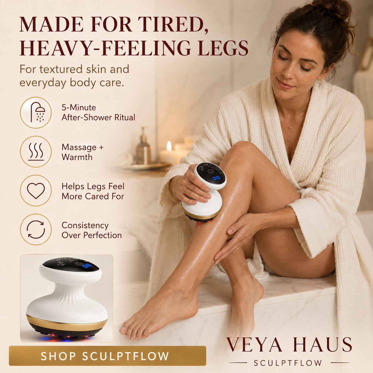 SculptFlow heavy-feeling legs body-care visual